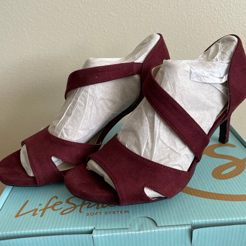 Life Stride Mega Pinot Noir Sandals size 9W
